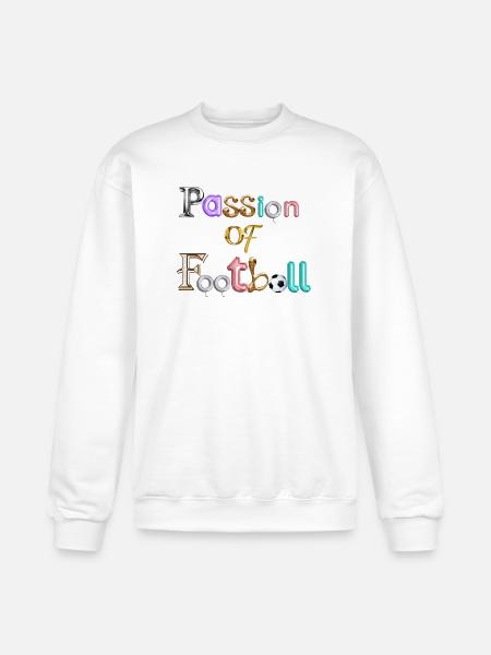 Passion of football - Champion Unisex Powerblend Sweatshirt - white
