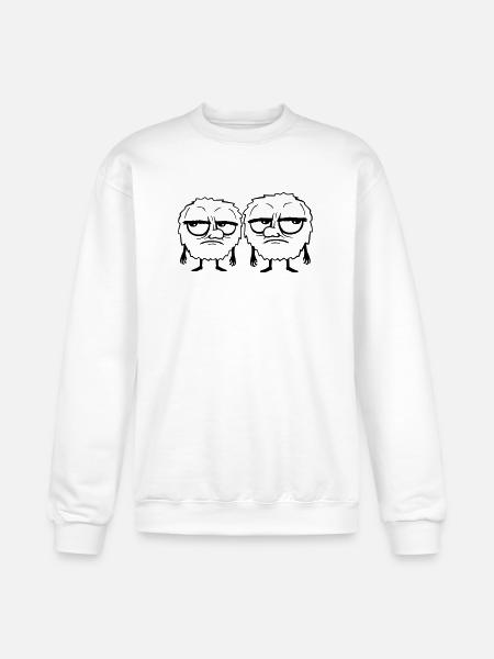 Team 2 monster annoyed - Champion Unisex Powerblend Sweatshirt - white
