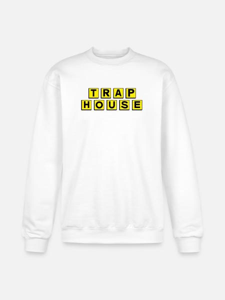 Trap House - Champion Unisex Powerblend Sweatshirt  - white