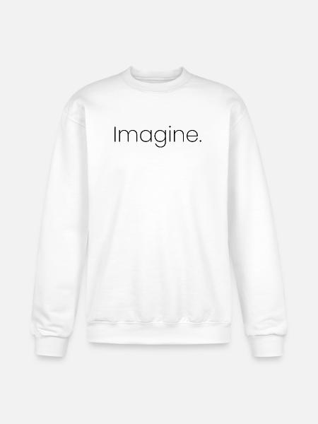 Imagine - Champion Unisex Powerblend Sweatshirt - white