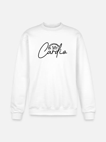 Teaching is my Cardio - Champion Unisex Powerblend Sweatshirt - white