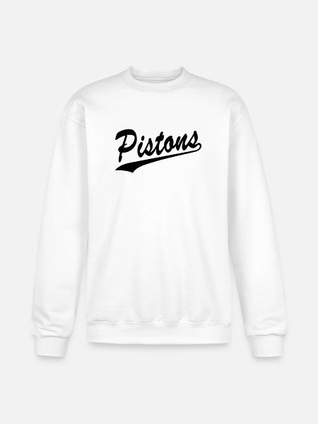 Pistons - Champion Unisex Powerblend Sweatshirt  - white