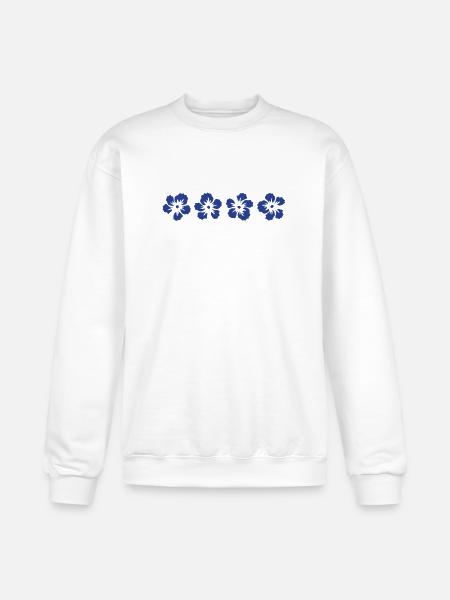 hawaii hibiscus flower - Champion Unisex Powerblend Sweatshirt  - white