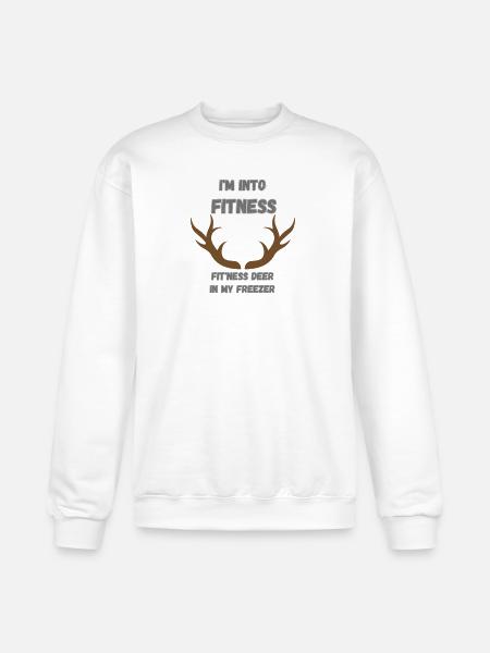 I m Into fitness - Champion Unisex Powerblend Sweatshirt - white