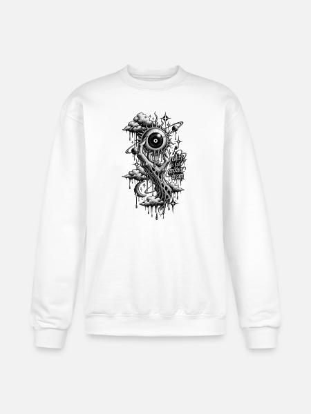 Reality Is Just Another Dream - Champion Unisex Powerblend Sweatshirt - white