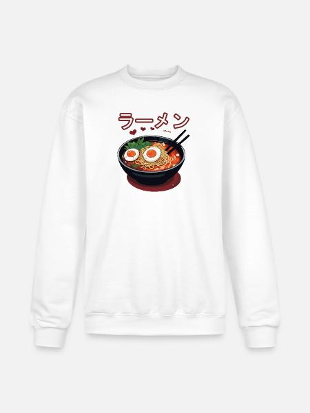 Ramen - Champion Unisex Powerblend Sweatshirt - white
