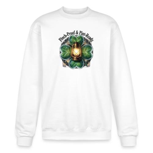 Pinch-Proof Lantern Clover T-Shirt - Champion Unisex Powerblend Sweatshirt 