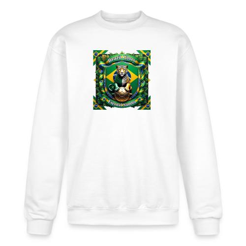 Brazil Jaguar Glory T-Shirt, Flag Pride Badge Gift - Champion Unisex Powerblend Sweatshirt 