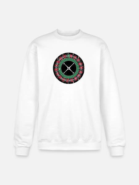 Roulette Wheel - Champion Unisex Powerblend Sweatshirt - white