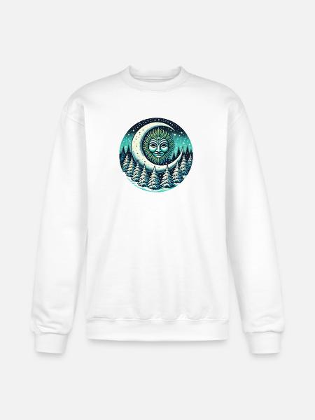 Winter Greenman - Champion Unisex Powerblend Sweatshirt - white