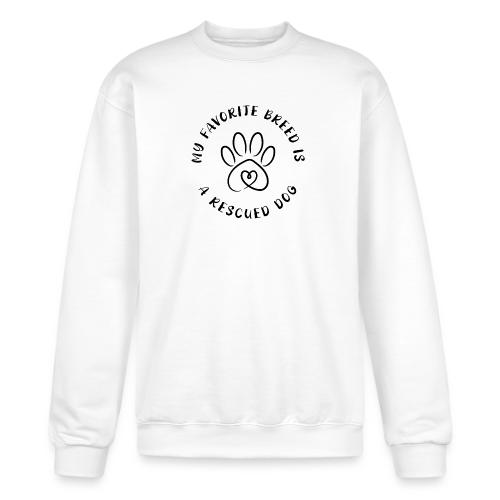 Favorite breed? Rescued dog! - Champion Unisex Powerblend Sweatshirt 