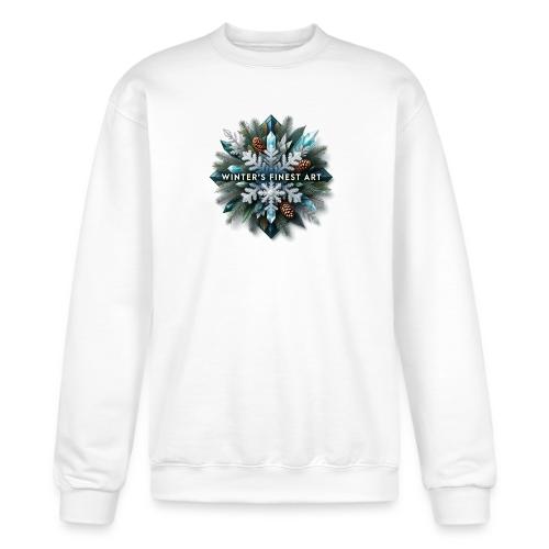 Intricate Frozen Evergreen T-Shirt - Champion Unisex Powerblend Sweatshirt 