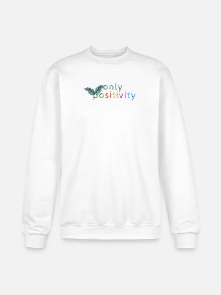 Only Positivity - Champion Unisex Powerblend Sweatshirt - white
