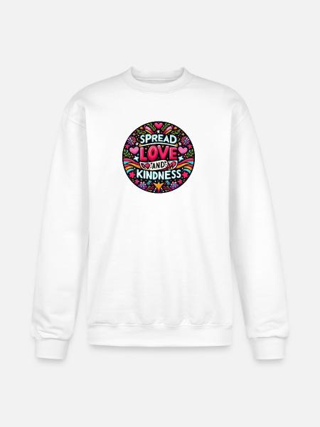 spread love and kindness - Champion Unisex Powerblend Sweatshirt - white