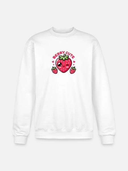Berry Cute - Champion Unisex Powerblend Sweatshirt - white