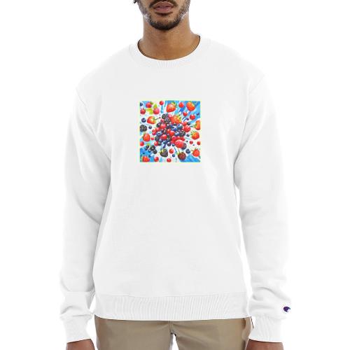 Colorful Berry Fiesta Design - Champion Unisex Powerblend Sweatshirt 