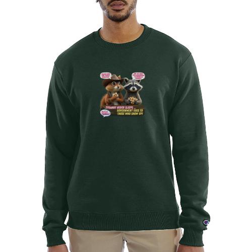 Freedom Squirrel and Raccoon - Champion Unisex Powerblend Sweatshirt 