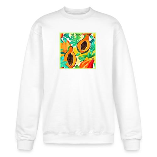 Tropical Papaya Pop Art - Champion Unisex Powerblend Sweatshirt 