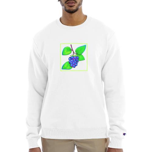 Vibrant Blueberry Pop Art - Champion Unisex Powerblend Sweatshirt 