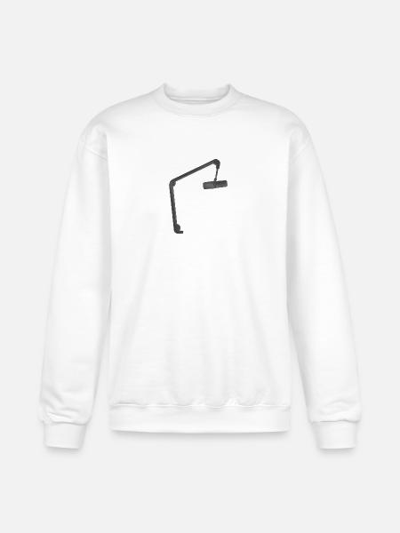Microphone - Champion Unisex Powerblend Sweatshirt - white
