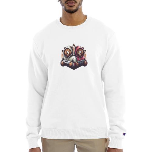 2 grizzlies gamer bears - Champion Unisex Powerblend Sweatshirt 