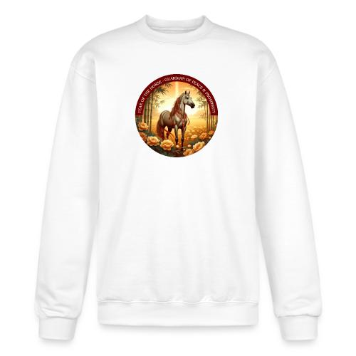 Year of the Horse Guardian T Shirt, Lunar New Year - Champion Unisex Powerblend Sweatshirt 