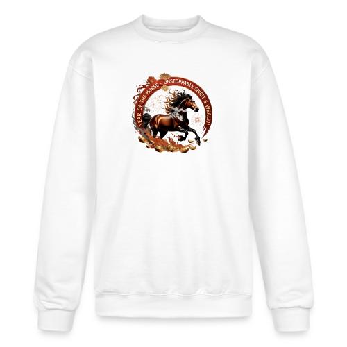 Year of the Horse Fiery Spirit T Shirt, Lunar New - Champion Unisex Powerblend Sweatshirt 