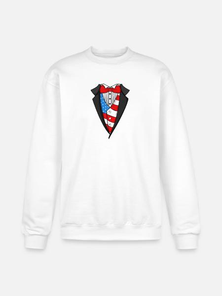 American Suit - Champion Unisex Powerblend Sweatshirt  - white