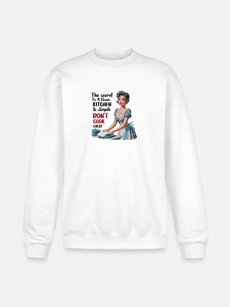 Clean Kitchen Secret - Champion Unisex Powerblend Sweatshirt - white