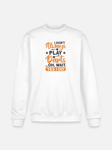 Darts Dart Player - Champion Unisex Powerblend Sweatshirt  - white
