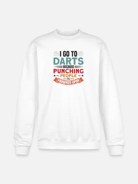 Darts Dart Player - Champion Unisex Powerblend Sweatshirt - white