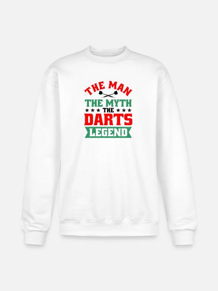 Darts Dart Player - Champion Unisex Powerblend Sweatshirt - white