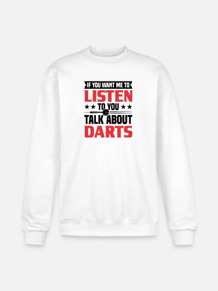 Darts Dart Player - Champion Unisex Powerblend Sweatshirt  - white