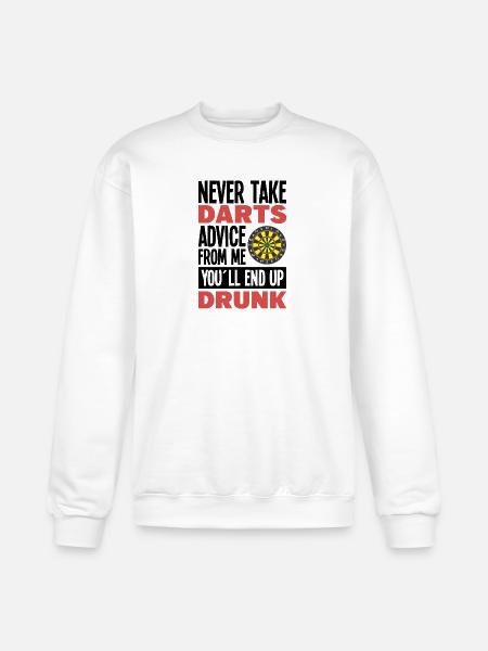 Darts Dart Player - Champion Unisex Powerblend Sweatshirt  - white