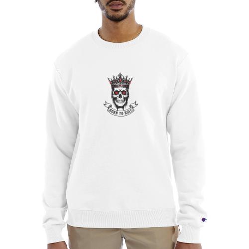Born to Rule Skull King - Champion Unisex Powerblend Sweatshirt 