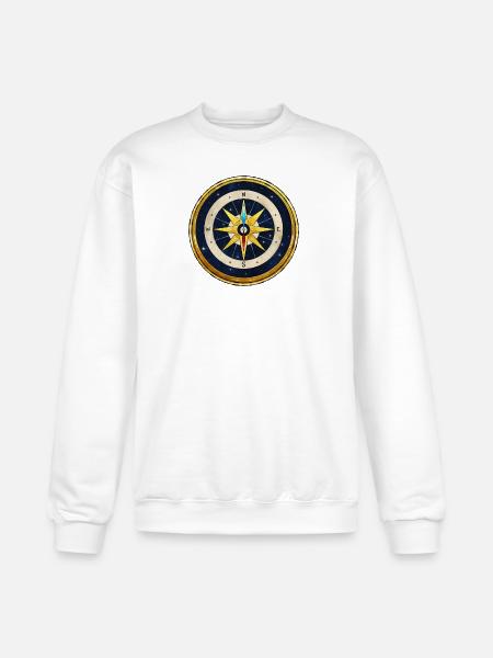 Stellar Golden Compass - Champion Unisex Powerblend Sweatshirt - white