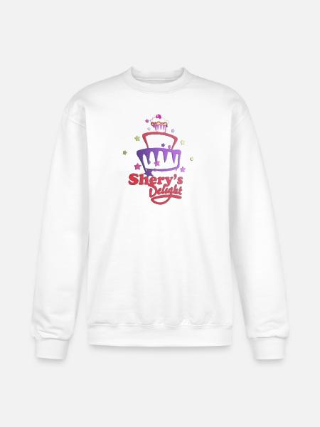 Shery's Delight Bakery Cupcake Flair - Champion Unisex Powerblend Sweatshirt - white
