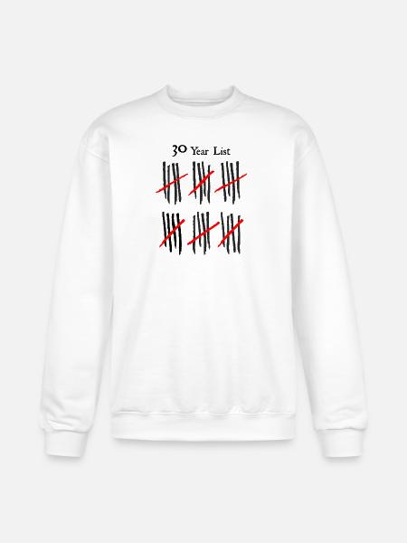 Crossed Tally Minimalism - Champion Unisex Powerblend Sweatshirt  - white