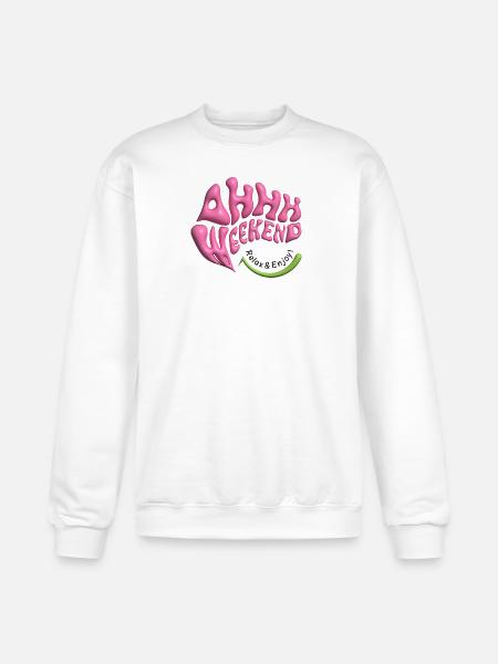 ahhh weekend - Champion Unisex Powerblend Sweatshirt - white