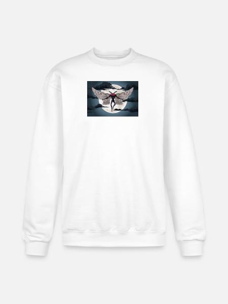 the mothman - Champion Unisex Powerblend Sweatshirt  - white