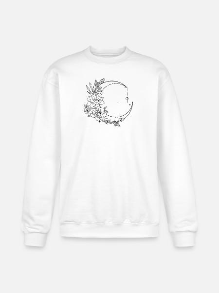 Monochrome Night Glyph - Champion Unisex Powerblend Sweatshirt - white