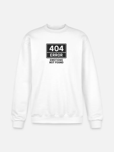 Error Emotions Graphic Tee - Champion Unisex Powerblend Sweatshirt  - white