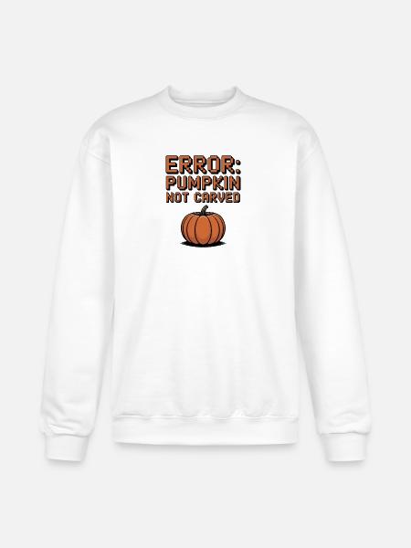 Error: Pumpkin Not Carved - Champion Unisex Powerblend Sweatshirt - white