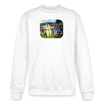 Cooperstown NY - Kayaks and Paddleboards - Champion Unisex Powerblend Sweatshirt  - white - Front