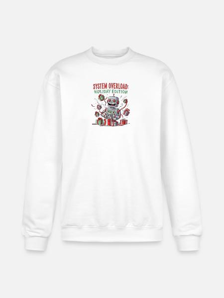 System Overload Holiday - Champion Unisex Powerblend Sweatshirt - white