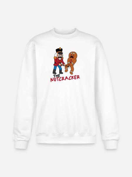 Nutcracker vs Gingerbread man - Champion Unisex Powerblend Sweatshirt  - white