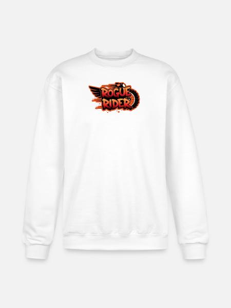 Rogue Rider Moto Logo - Champion Unisex Powerblend Sweatshirt - white