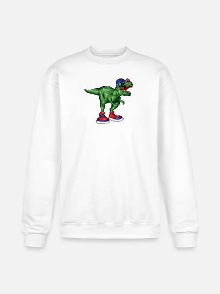 Dino Sneaker Rex - Champion Unisex Powerblend Sweatshirt - white