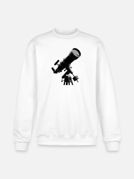 Skywatch Telescope Art - Champion Unisex Powerblend Sweatshirt  - white