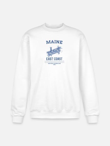 east_coast_boothbay - Champion Unisex Powerblend Sweatshirt  - white